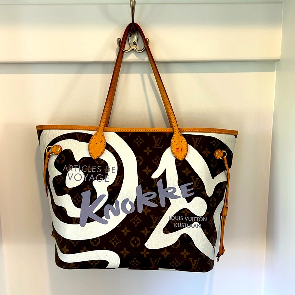 Louis Vuitton Tahitienne Neverfull Knokke cities edition 💜